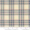 Fabric Moda Parchment Blue Patriotic Plaid America 250 Years by the Quarter Yard 56183-26
